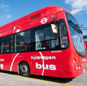 hydrogen power single deck bus